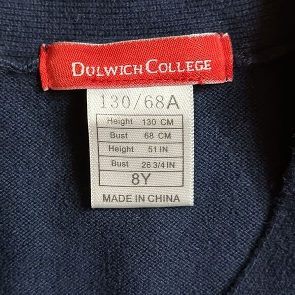 Girls size 8 Dulwich College UK cardigan - Picture 5 of 5